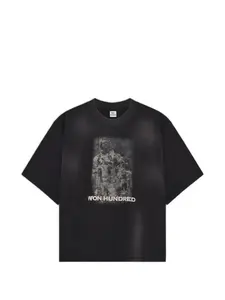 Футболка с принтом Houston Astro Won Hundred, черный