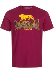 Футболка Таверхэм красного цвета Lonsdale