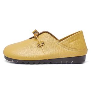 OULISASI Женские желтые повседневные туфли, цвет Yellow