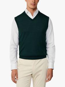 Безрукавка V-образного выреза из шерстяной смеси Hackett London