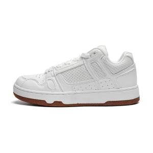 Непромокаемые нескользящие легкие дышащие низкие кроссовки для скейтбординга unisex Circle small, белый