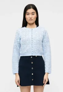 Кардиган cardi point fleurs fantaisie Sandro, Bleu Ciel