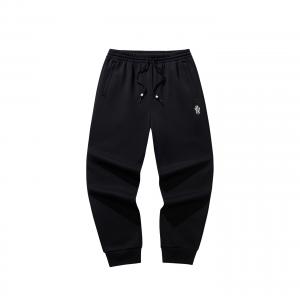ANTA Вязаные спортивные штаны унисекс черный