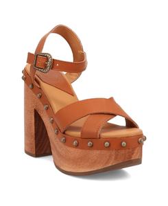Женские деревянные сандалии Лотос Dingo, Russet