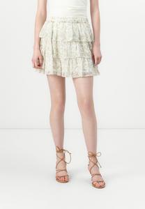 Мини-юбка SKIRT Gina Tricot, белый