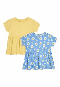 Футболка с принтом REGULAR FIT-DROP SHOULDER 2 PACK JoJo Maman Bébé, синий