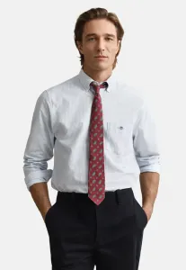 Классическая рубашка в оксфордскую полоску reg Gant, Light Blue