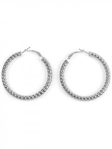 StyleBREAKER Серьги-кольца из серебра