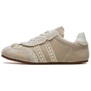 JimiXiong Женские низкие скейтерские туфли абрикос, цвет Apricot