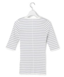 пуловер из трикотажа в рубчик 4х2