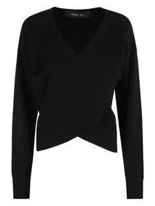 Свитер с длинными рукавами Federica Tosi, черный