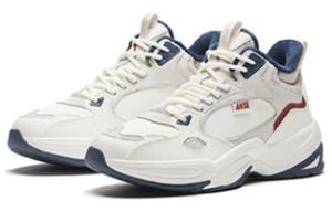 Кроссовки ANTA Lifestyle Shoes Women's Low-top Ivory White/once Gray, серый