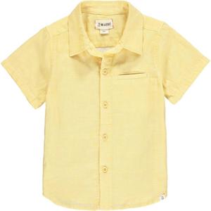 Рубашка Newport на пуговицах для мальчика в золотистую микроклетку ME & HENRY, цвет gold microcheck