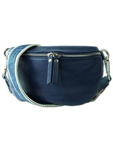 Наплечная сумка Toscanto Gürteltasche Leder blau, mehrfarbig ca. 25cm