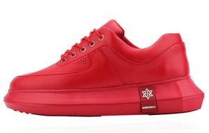 Стильные скейтбординговые кроссовки унисекс красные NORVINCY