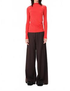 Женский топ Vera Justin с длинными рукавами красного цвета Maria Cher, красный