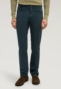 5 tasche close в брюках из габардина леггера Trussardi, Blu