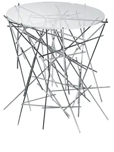 Стол Blow Up Alessi, серебристый