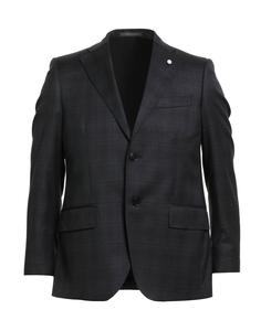 Блейзер Luigi Bianchi Mantova, тёмно-серый