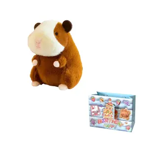 Плюшевая игрушка морская свинка и голландская свинка 25см/40см/50см высота MORTEN SOLUM, коричневый