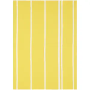 Полотенце stuco Полоски с жаккардовой полосатой тканью Stuco, Sonnengelb/weiß