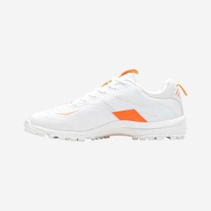 Женские/мужские кроссовки для хоккея на траве Grays Stealth 1.0, белые/оранжевые