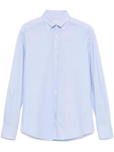 Текстурированная рубашка Traiano Milano, синий