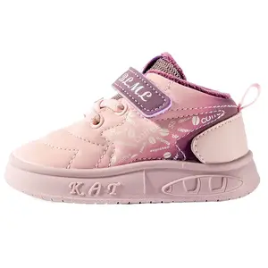 Нескользящие теплые низкие туфли для малышей. Для младенцев и малышей. Bradmiller, фиолетовый/розовый