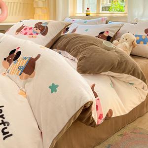 Disney Комплект постельного белья 1,5 м, 4 предмета, для одеяла 180x220 см