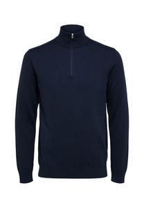 Толстовка с длинными рукавами Selected, синий