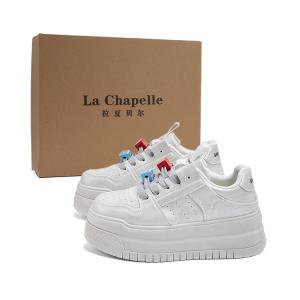 La Chapelle Женские устойчивые к истиранию низкие скейтерские кроссовки Silver, цвет Silver