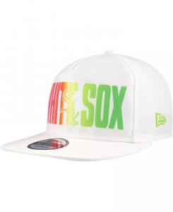 Мужская белая бейсболка Chicago White Sox Spring Spectrum Golfer Snapback New Era