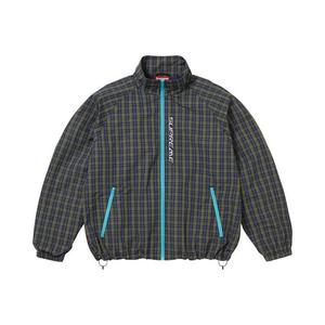 Спортивная куртка Supreme Plaid Track Jacket, Navy