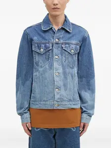 Джинсовая куртка с капающим логотипом ICECREAM, синий