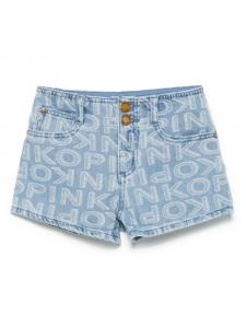 Шорты с логотипом Pinko Kids, синий
