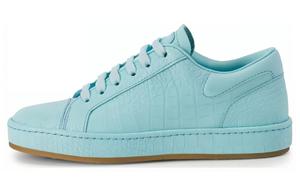 Городские крокодиловые кожаные кроссовки женские Giuseppe Zanotti, синие