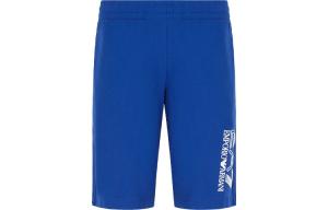 Футболка мужская синяя повседневная EMPORIO ARMANI