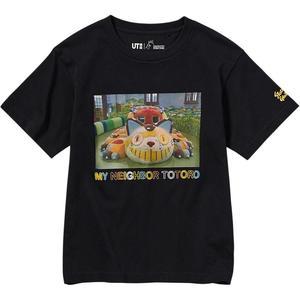 Детская футболка Uniqlo, черный