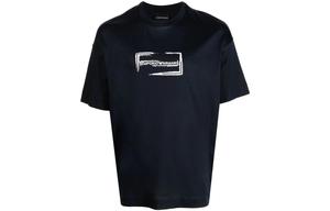 Футболка SS23 мужская морская синяя EMPORIO ARMANI