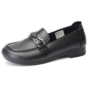 TAIHEYUAN Лоферы женские черные/бежевые, цвет 77595 Black