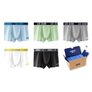 Подарочный набор мужского белья 5 пар Lee, 5 Pack (светло-синий+светло-зеленый+серый+белый+черный)