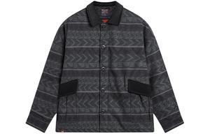 Стеганая куртка Sports Life Collection унисекс черного цвета с жаккардом Lining