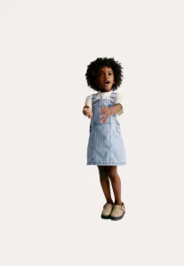 Полосатое платье-сарафан Marks & Spencer, Denim