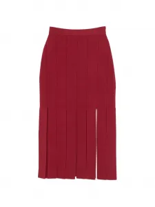 Миди-юбка Lagny с разрезом Joseph, красный