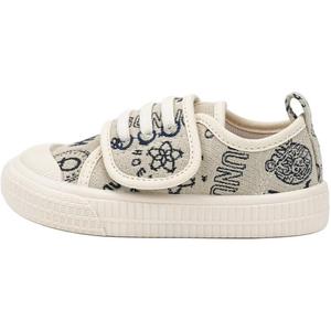 Нескользящие анти-кик туфли с низким верхом для малышей QINUOSHU, синий