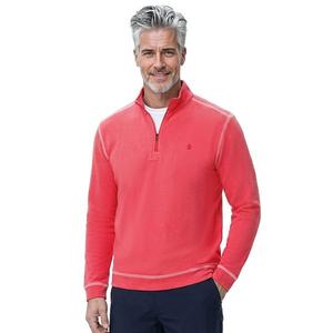 Мужской свитер с длинным рукавом и четвертью молнии Izod, Holly Berry