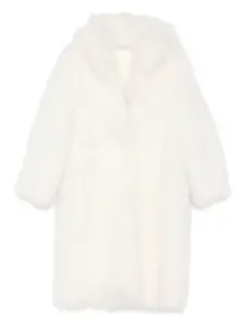 Пальто с капюшоном Liska, белый