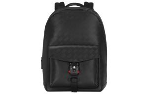 Рюкзак мужской из зернистой кожи быка черный MONTBLANC