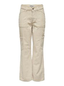 Обычные брюки-карго Only, бежевый