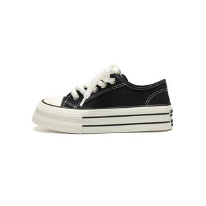 Низкие женские скейтерские кеды PD, черный